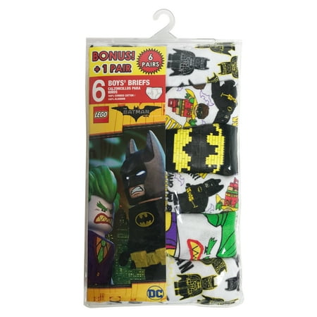LEGO Boys Batman 5-Pack Brief